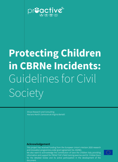 PROACTIVE Guidelines for Civil Society: Protecting Children in CBRNe incidents